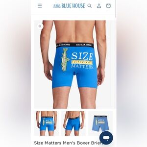 Little Blue House "Size Matters" boxer briefs